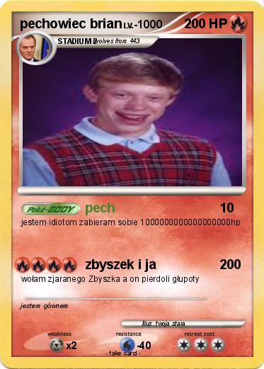Pokemon pechowiec brian