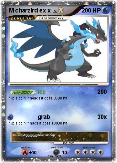 Pokemon M charzird ex x
