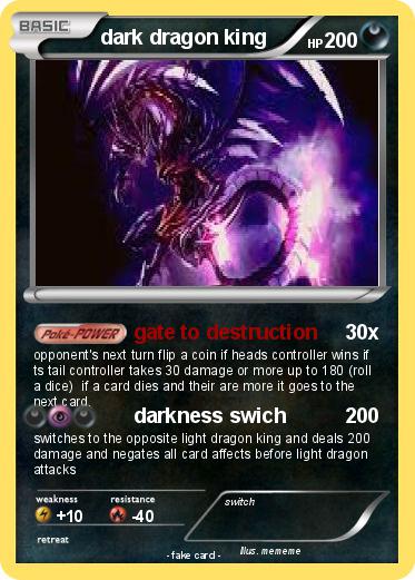 Pokemon dark dragon king
