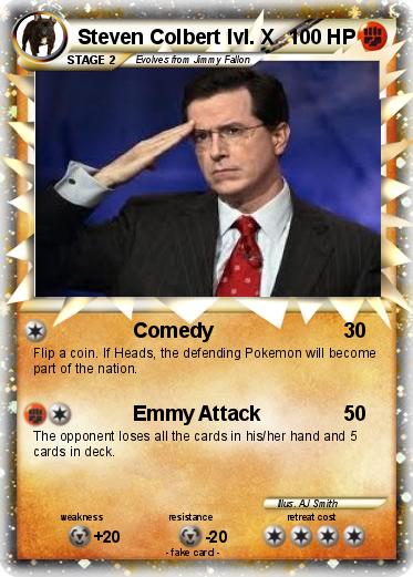 Pokemon Steven Colbert lvl. X