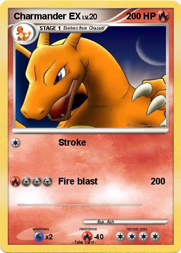 Pokemon Charmander EX