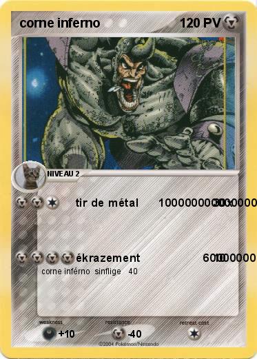 Pokemon corne inferno