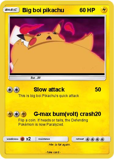Pokemon Big boi pikachu