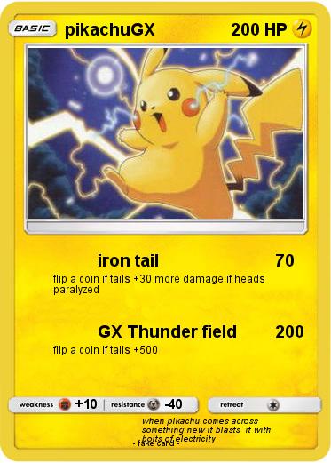 Pokemon pikachuGX
