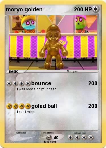 Pokemon moryo golden
