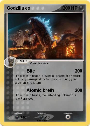 Pokemon Godzilla ex