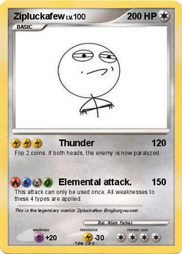 Pokemon Zipluckafew