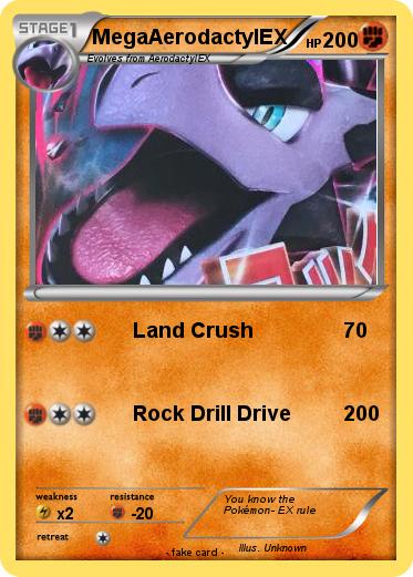 Pokemon MegaAerodactylEX