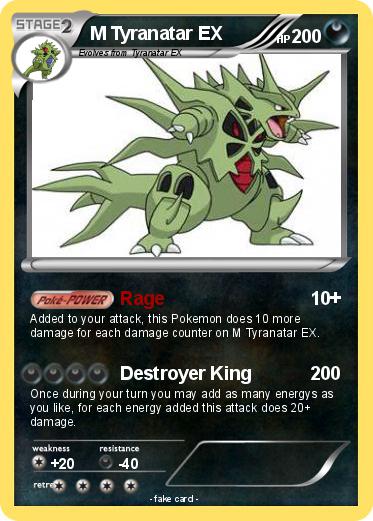 Pokemon M Tyranatar EX