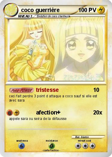 Pokemon coco guerrière