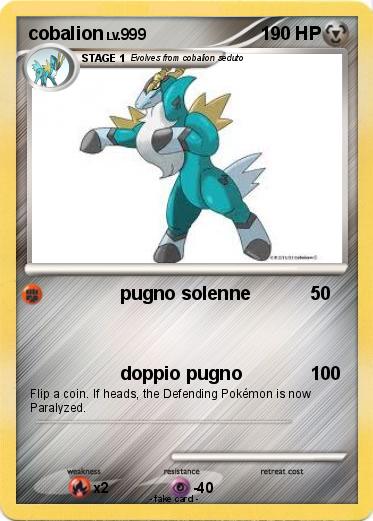 Pokemon cobalion
