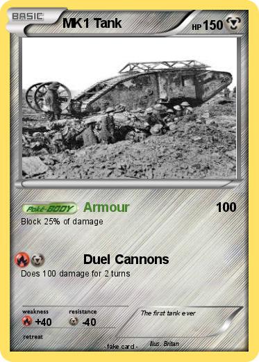 Pokemon MK1 Tank
