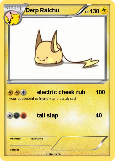Pokemon Derp Raichu