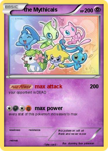 Pokemon the Mythicals