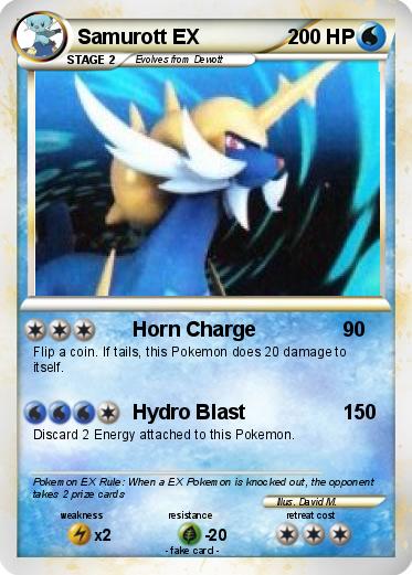 Pokemon Samurott EX
