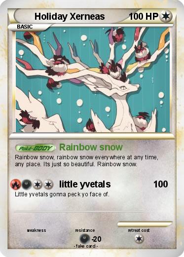 Pokemon Holiday Xerneas