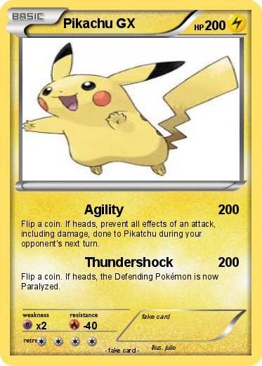 Pokemon Pikachu GX