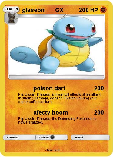 Pokemon glaseon       GX