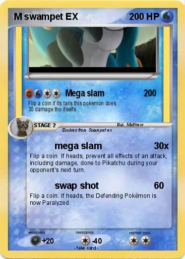 Pokemon M swampet EX
