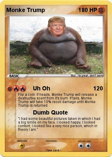 Pokemon Monke Trump