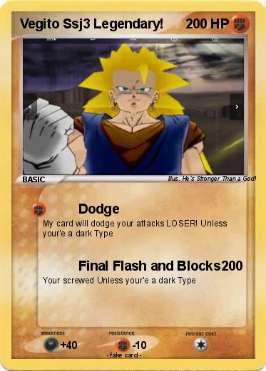 Pokemon Vegito Ssj3 Legendary!
