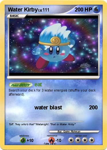 Pokemon Water Kirby