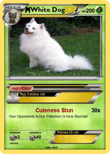 Pokemon White Dog