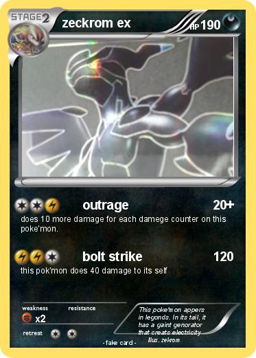 Pokemon zeckrom ex