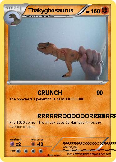 Pokemon Thakyghosaurus