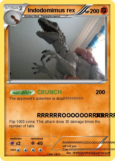 Pokemon Indodomimus rex