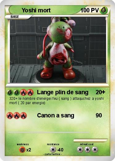 Pokemon Yoshi mort