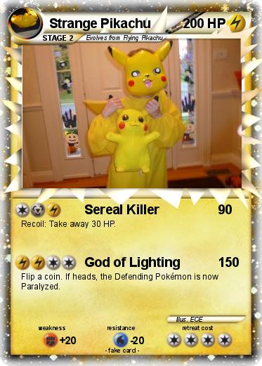 Pokemon Strange Pikachu