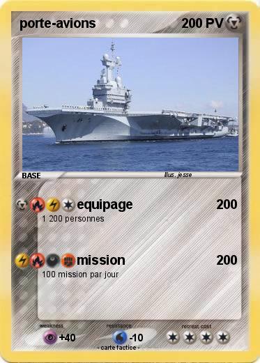 Pokemon porte-avions