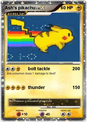 Pokemon Ash's pikachu