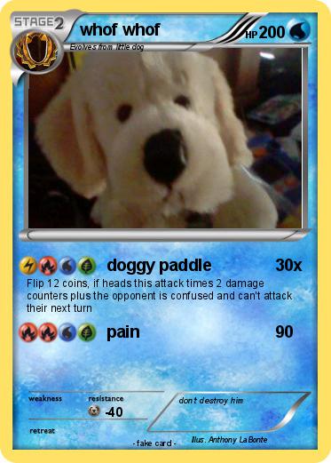 Pokemon whof whof