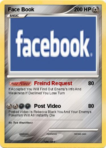 Pokemon Face Book
