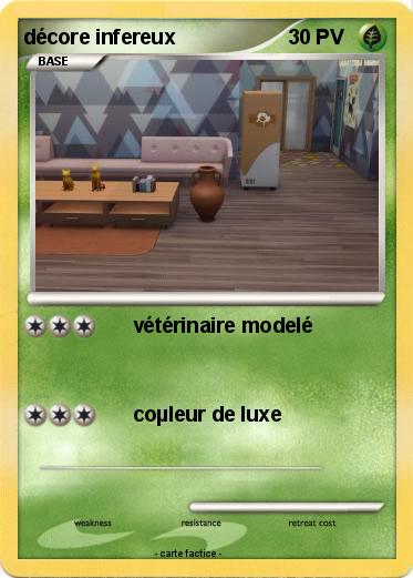 Pokemon décore infereux