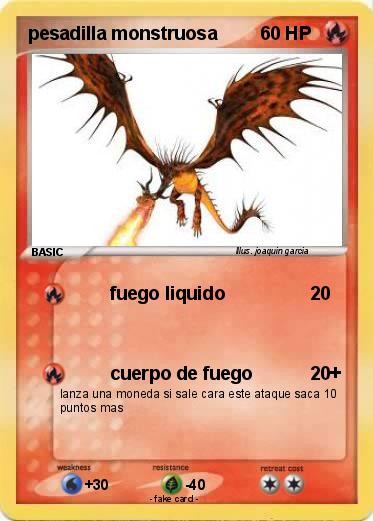 Pokemon pesadilla monstruosa