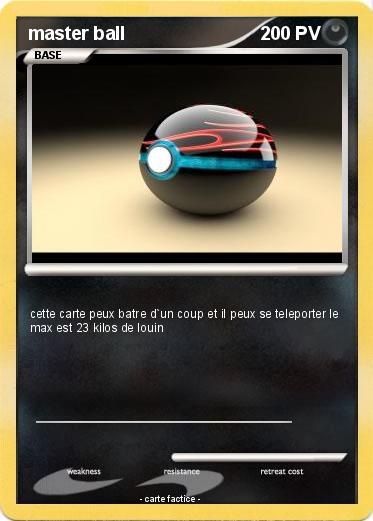 Pokemon master ball