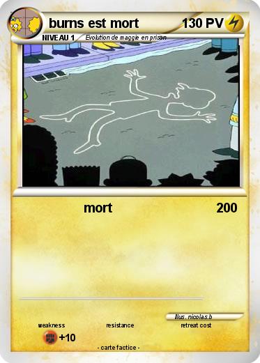 Pokemon burns est mort