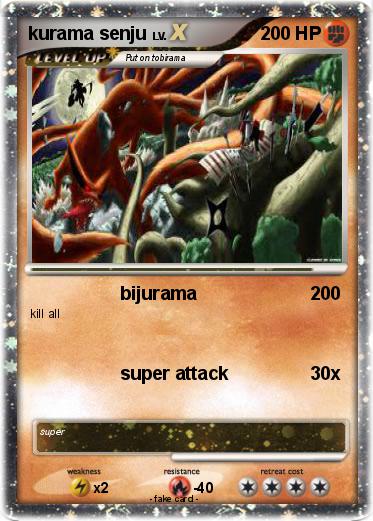Pokemon kurama senju