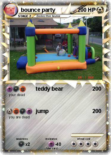 Pokemon bounce party