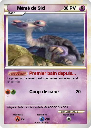 Pokemon Mémé de Sid