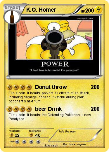 Pokemon K.O. Homer