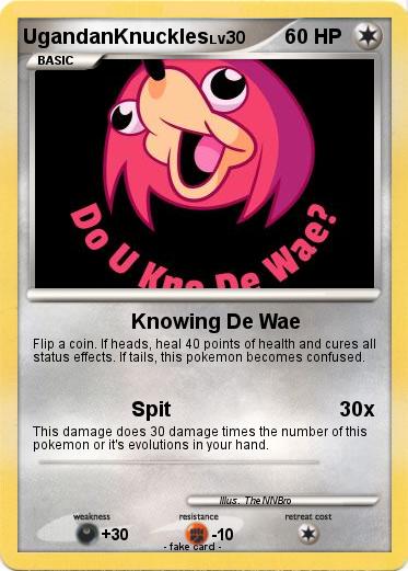 Pokemon UgandanKnuckles