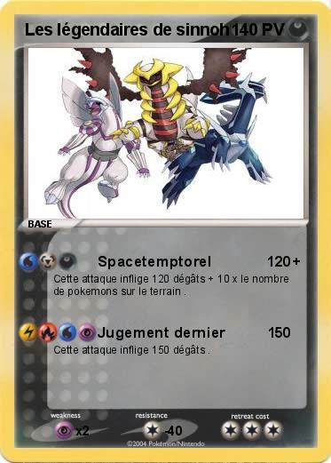 Pokemon Les légendaires de sinnoh