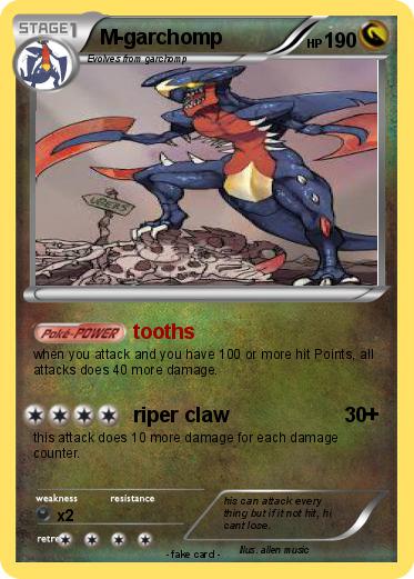 Pokemon M-garchomp