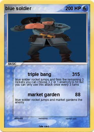 Pokemon blue soldier