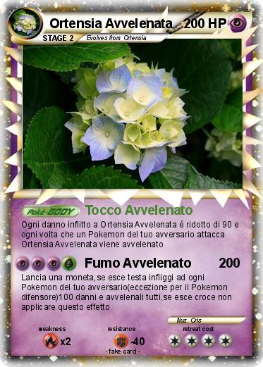 Pokemon Ortensia Avvelenata