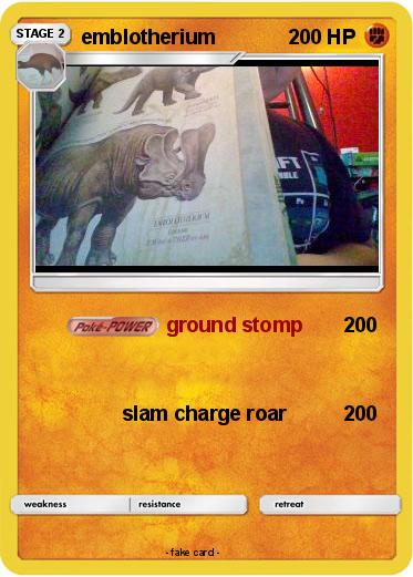 Pokemon emblotherium